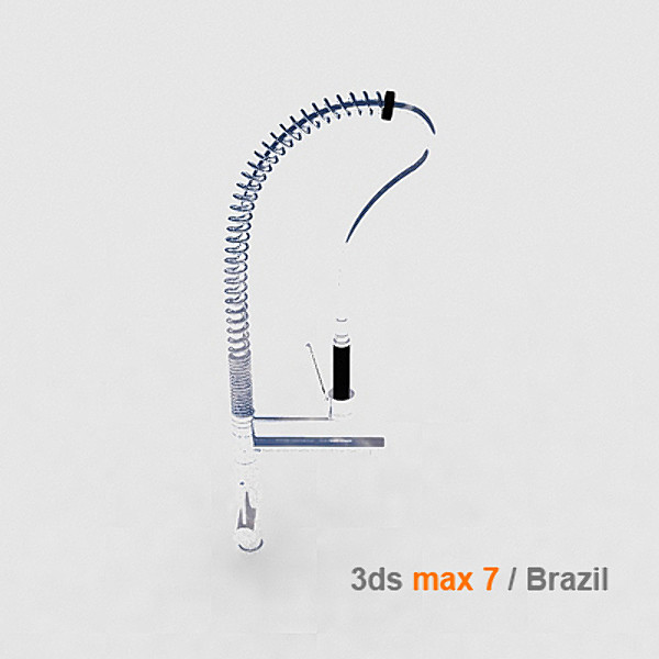 designed italy 3d max - Gessi OXYGEN HI-TECH Professional Tap by lajhar